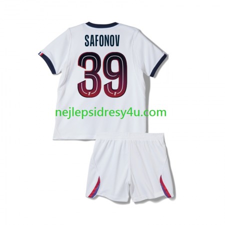 Fotbalový Dres Paris Saint-Germain Matvey Safonov 39 Dětské Venkovní 2026/27 Fotbalový Dres Paris Saint-Germain Matvey Safonov 39 Dětské Venkovní 2026/27
